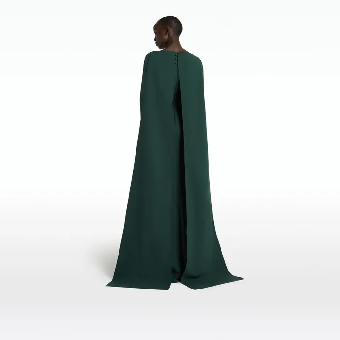 Safiyaa Ginevra Darkest Spruce Long Dress Women Dresses