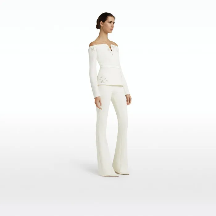 Safiyaa Guida Ivory Top Women Tops