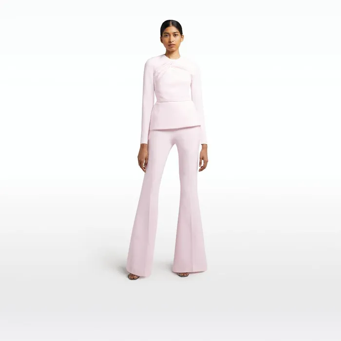 Safiyaa Halluana Barely Pink Trousers Women Trousers