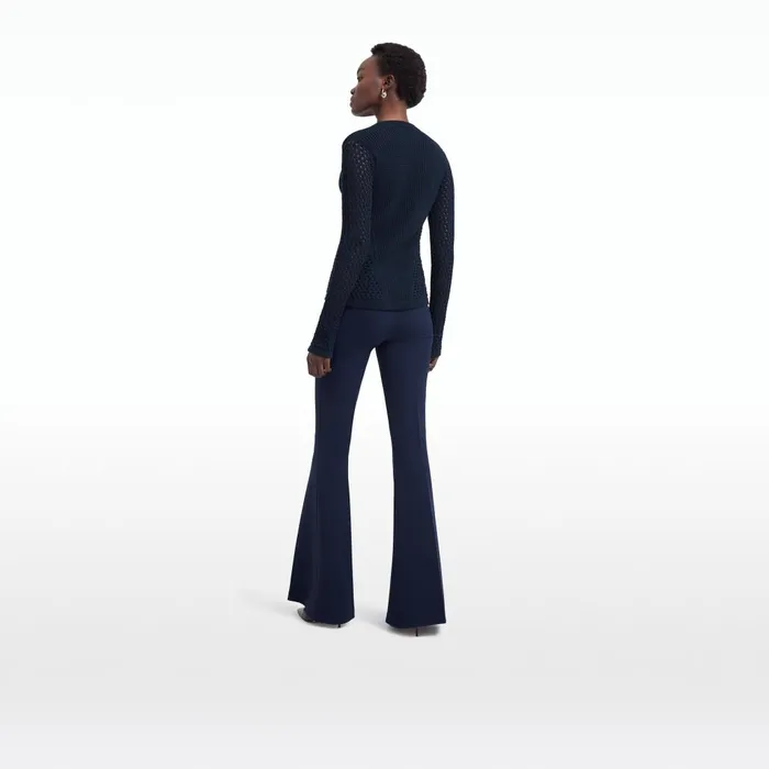 Safiyaa Halluana Maritime Blue Trousers Women Trousers