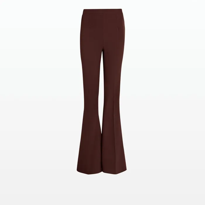 Safiyaa Halluana Pecan Brown Trousers Women Trousers