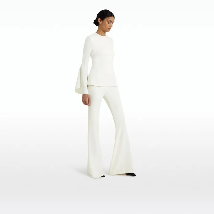 Safiyaa Ida Ivory Top Women Tops