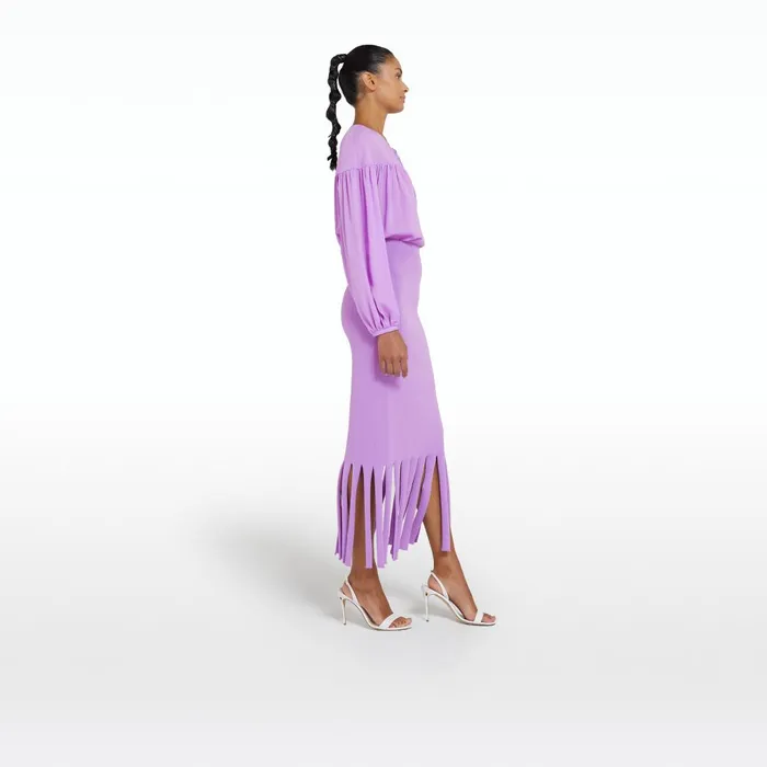 Safiyaa Khuno Lupine Knit Skirt Women Skirts