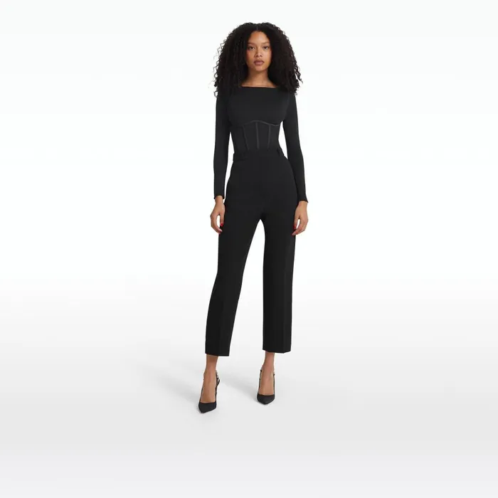 Safiyaa Kravitz Black Trousers Women Trousers