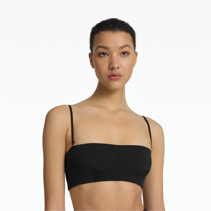 Safiyaa Mayrana Black Bikini Top Women Swimwear