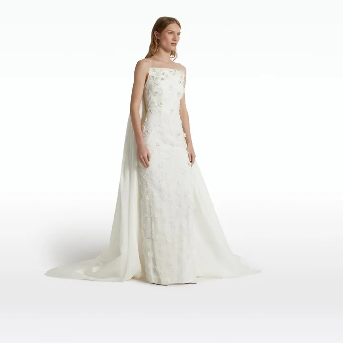 Safiyaa Olena Ivory Long Dress Women Dresses