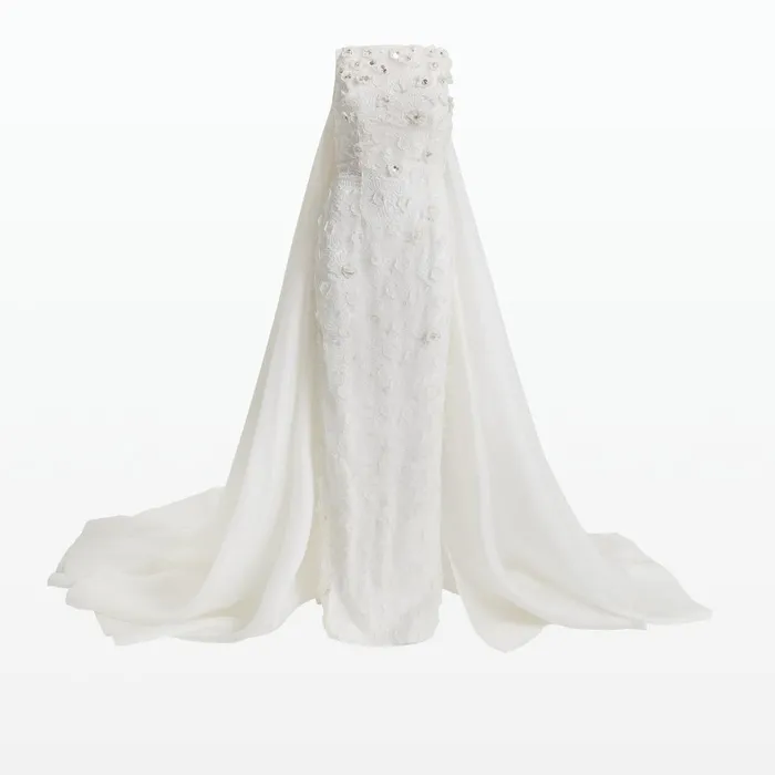 Safiyaa Olena Ivory Long Dress Women Dresses