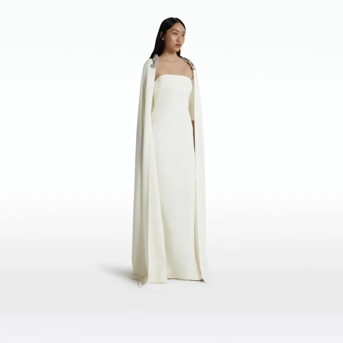 Safiyaa Rena Ivory Harness Women Capes and Harnesses