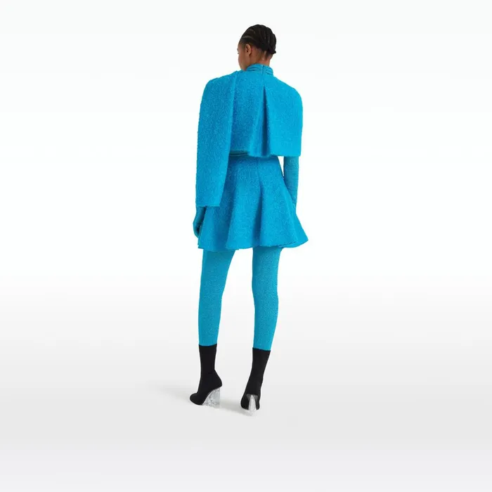 Safiyaa Rewa Aquamarine Cape Women Capes and Harnesses