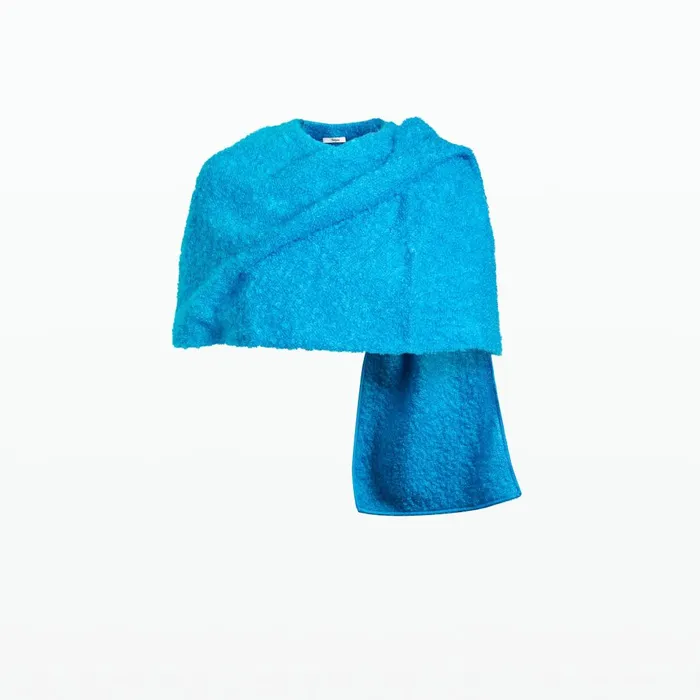 Safiyaa Rewa Aquamarine Cape Women Capes and Harnesses