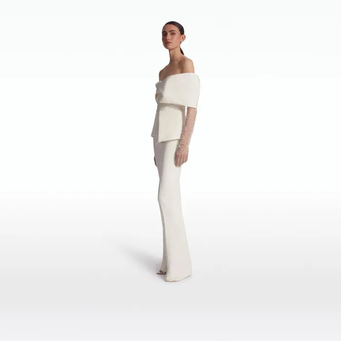 Safiyaa Thea Ivory Top Women Tops