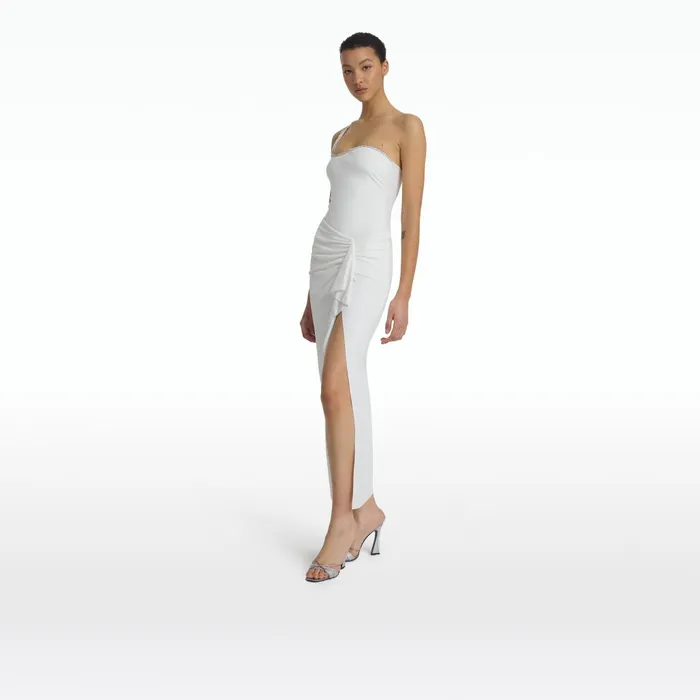 Safiyaa Tillian Ivory Swim Skirt Women Swimwear