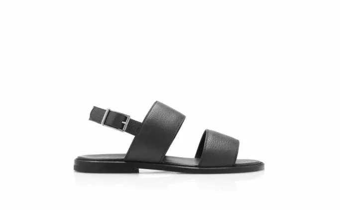 Sandals Men Manolo Blahnik BULGOBISBlack Calf Leather Sandals Sandals Men Manolo Blahnik BULGOBISBlack Calf Leather Sandals