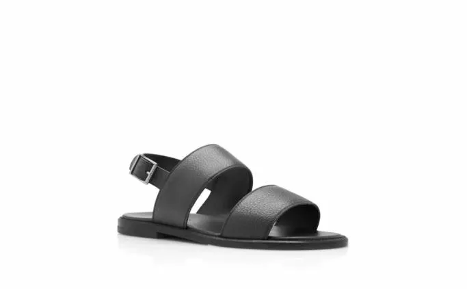 Sandals Men Manolo Blahnik BULGOBISBlack Calf Leather Sandals Sandals Men Manolo Blahnik BULGOBISBlack Calf Leather Sandals