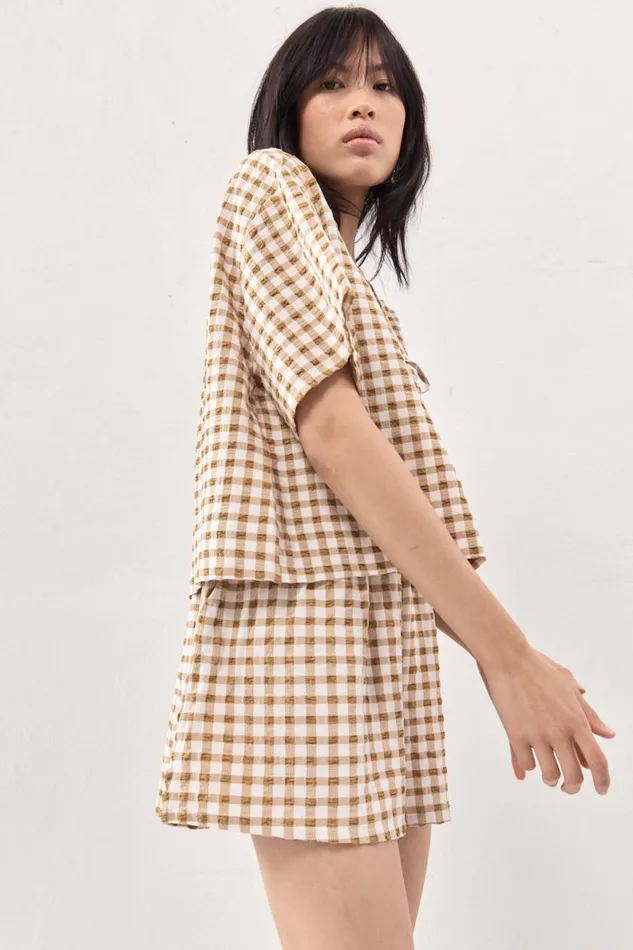 Sets Women VRG GRL The Sea and I Shorts Honey