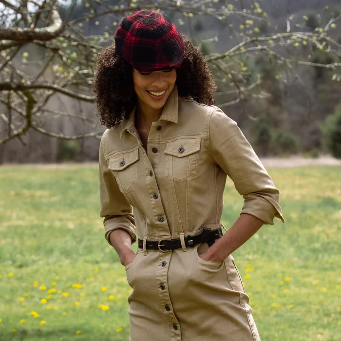 Shirt Dresses Women Stetson Workwear Inspired Shirt Dress Tan