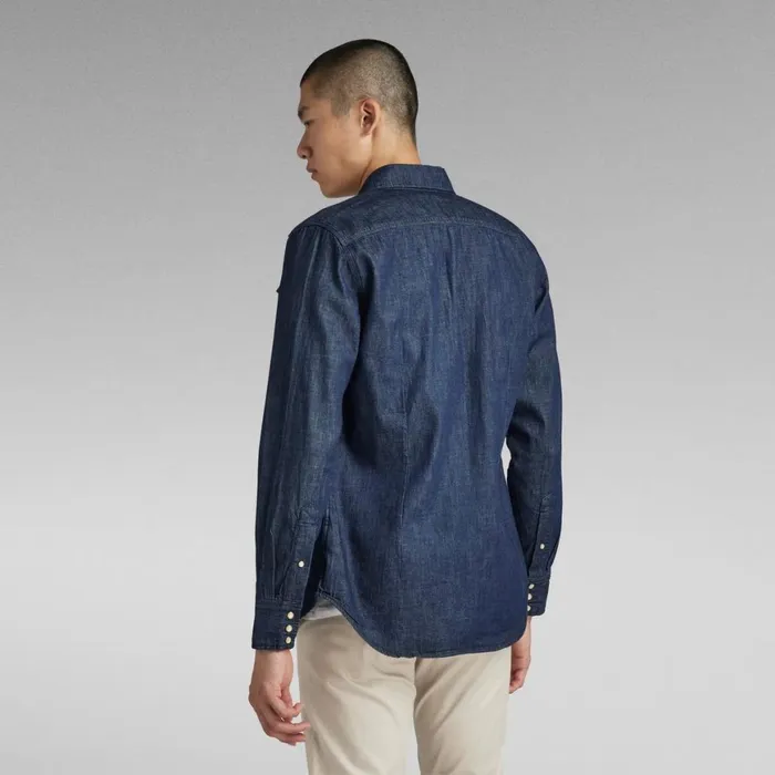 Shirts and Blouses Women GStar RAW Unisex 3301 Slim Shirt Rinsed