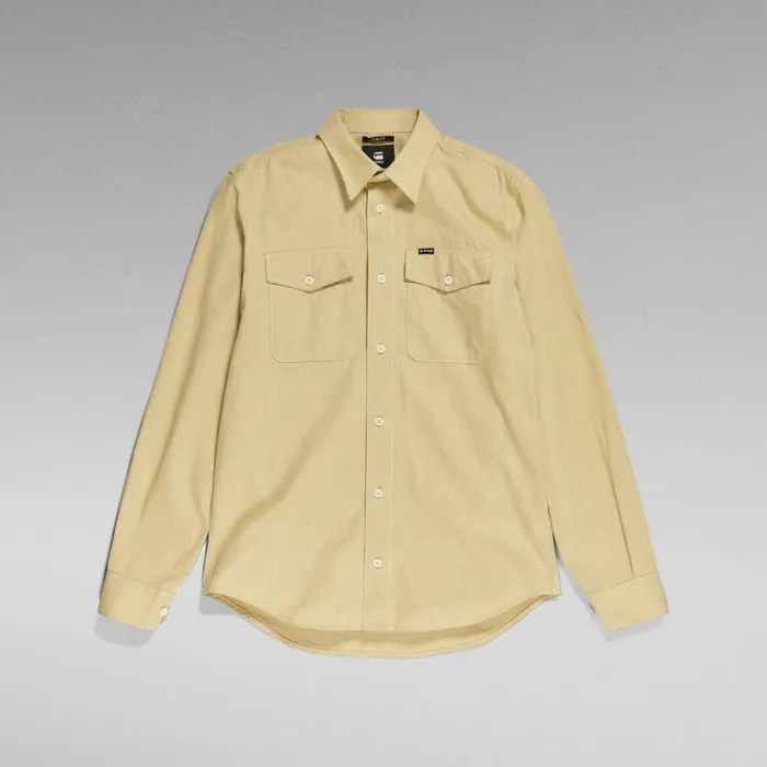 Shirts Men GStar RAW Marine Slim Shirt Leek Green
