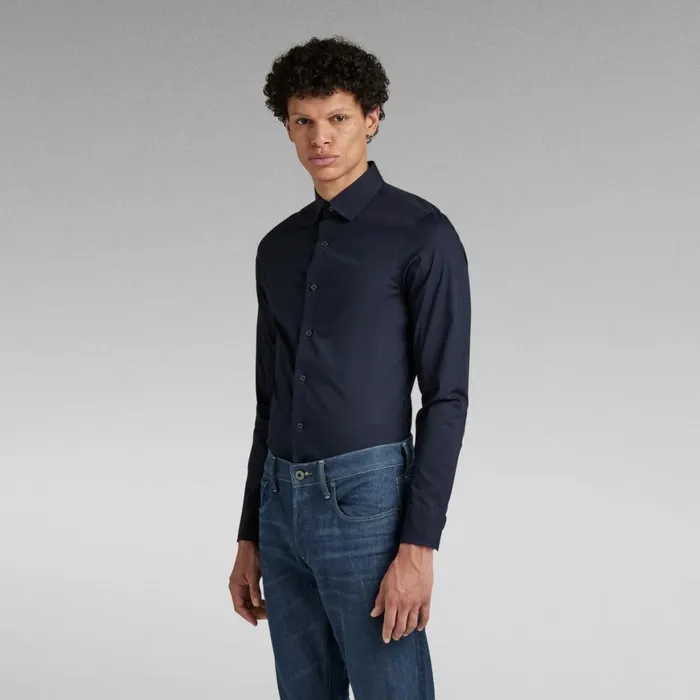 Shirts Men GStar RAW Slim Shirt Mazarine Blue