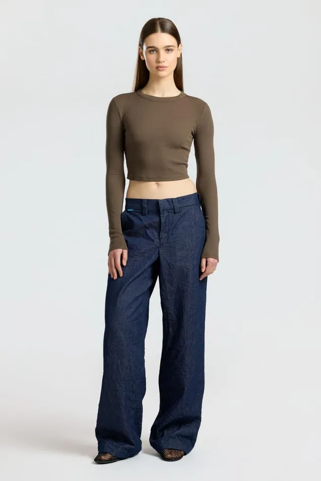 Shirts Women COTTON CITIZEN Verona Crop Shirt Fossil Shirts Women COTTON CITIZEN Verona Crop Shirt Fossil
