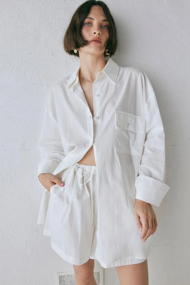 Shirts Women VRG GRL June Shirt White