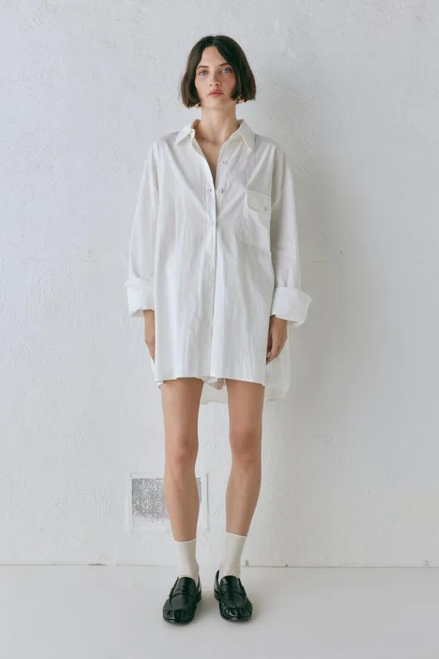 Shirts Women VRG GRL June Shirt White Shirts Women VRG GRL June Shirt White