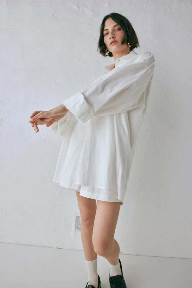 Shirts Women VRG GRL June Shirt White Shirts Women VRG GRL June Shirt White
