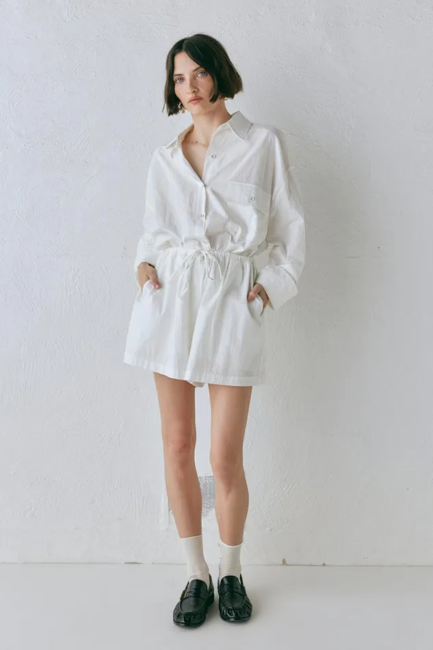 Shirts Women VRG GRL June Shirt White Shirts Women VRG GRL June Shirt White