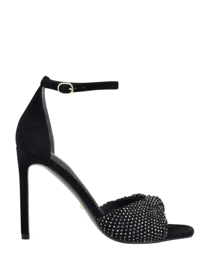 Shoes Women Marciano Balie Rhinestone Sandal Black1