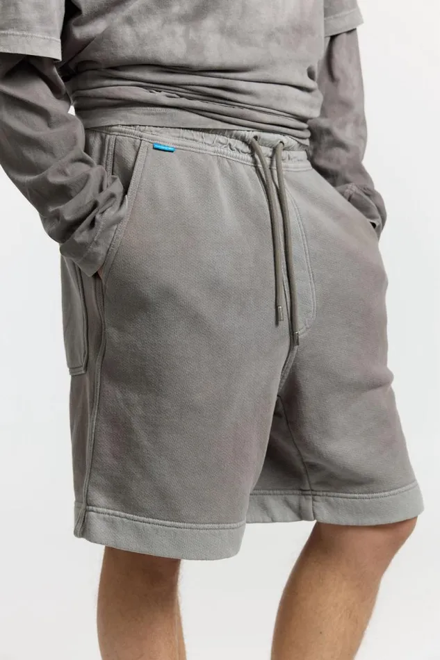 Shorts Men COTTON CITIZEN Boston Sweat Short Vintage Cement Shorts Men COTTON CITIZEN Boston Sweat Short Vintage Cement