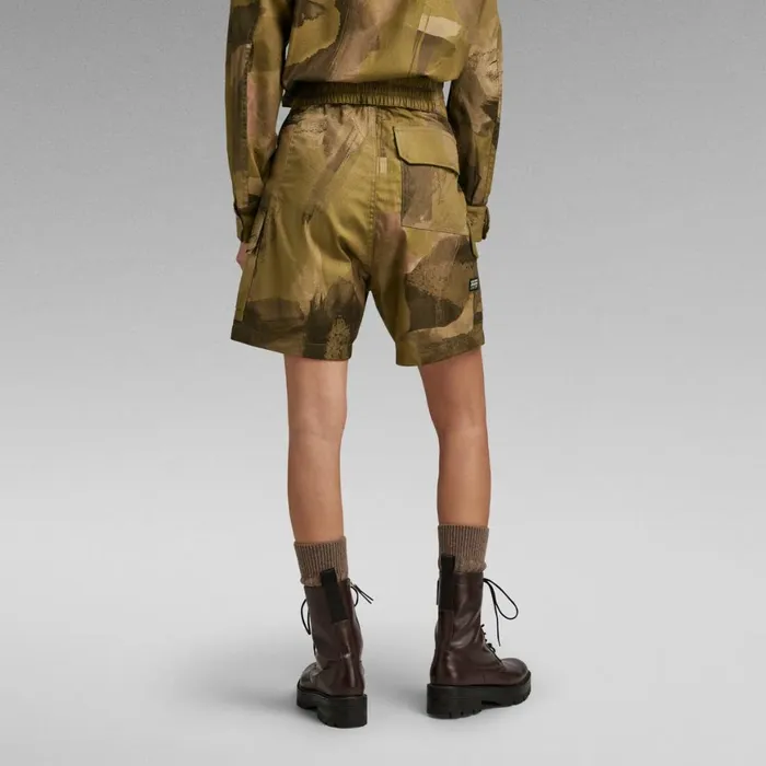 Shorts Women GStar RAW Cargo Shorts Safari Watercolor Camo