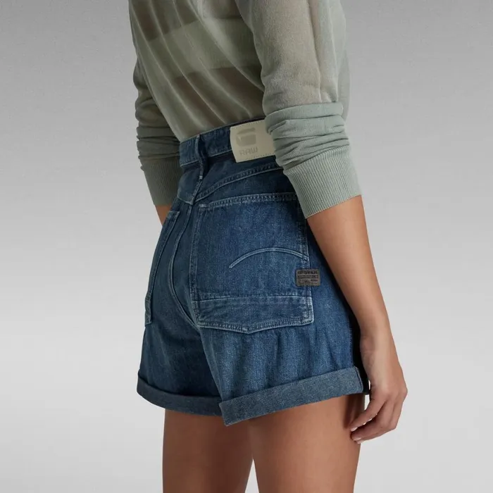 Shorts Women GStar RAW Lynton Shorts Antique Cosmic Blue