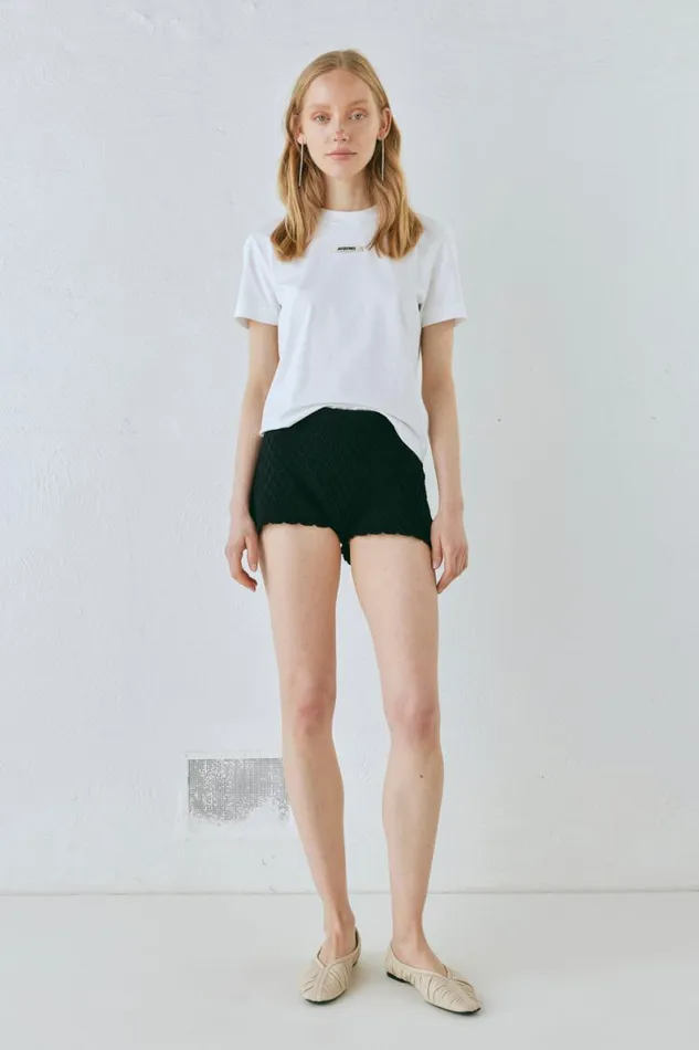 Shorts Women VRG GRL Inner Glow Knit Shorts Black