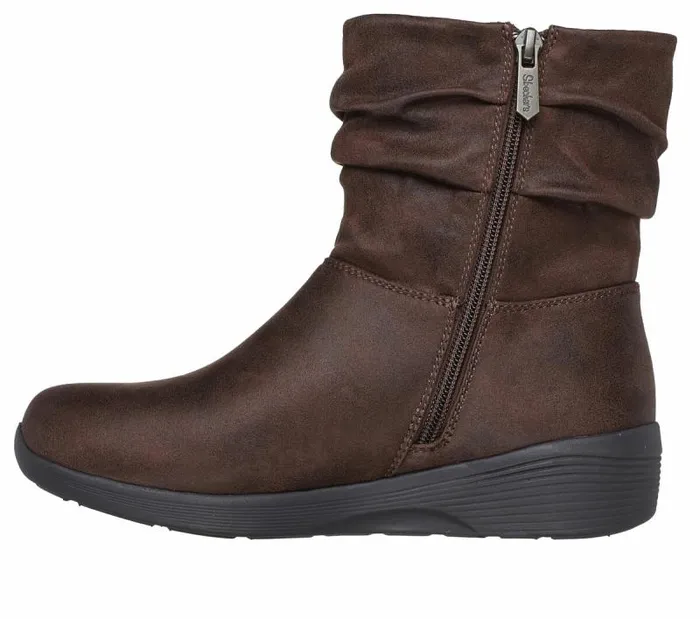 Skechers Arya 8211 Fashionista Chocolate Women Boots Skechers Arya 8211 Fashionista Chocolate Women Boots