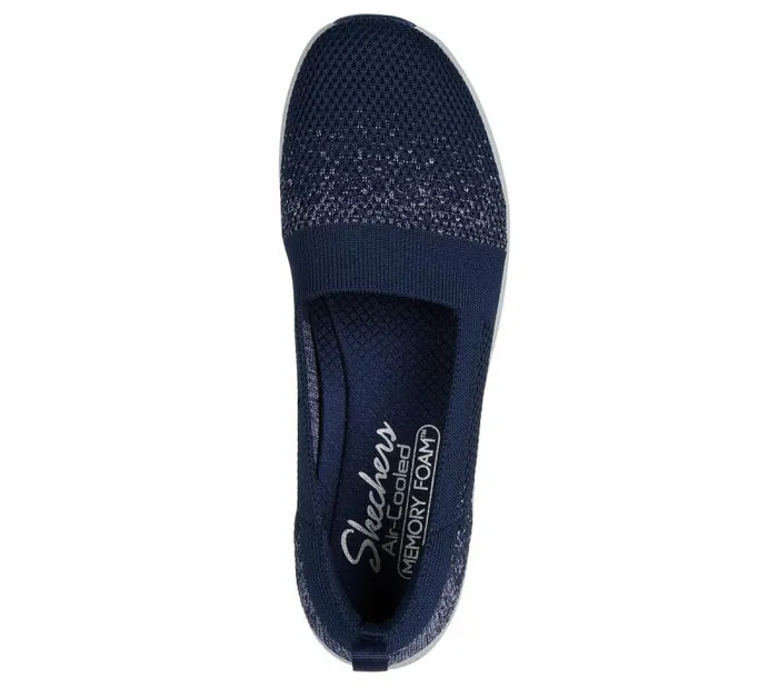 Skechers BeCool 8211 Her Town Navy Women SlipOns Skechers BeCool 8211 Her Town Navy Women SlipOns