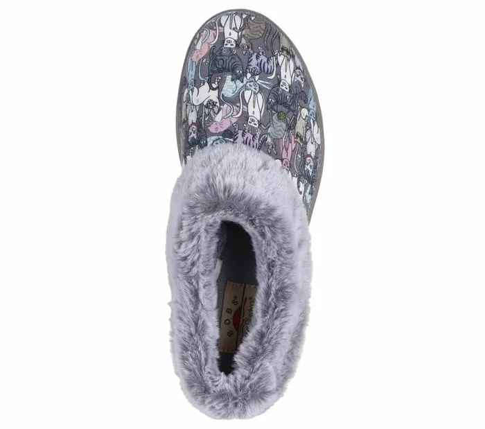 Skechers BOBS Cozy Chill 8211 Comfort Secured Gray Multi Women SlipOns Skechers BOBS Cozy Chill 8211 Comfort Secured Gray Multi Women SlipOns