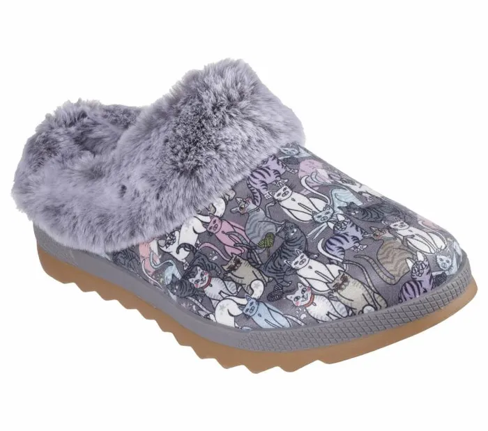 Skechers BOBS Cozy Chill 8211 Comfort Secured Gray Multi Women SlipOns Skechers BOBS Cozy Chill 8211 Comfort Secured Gray Multi Women SlipOns