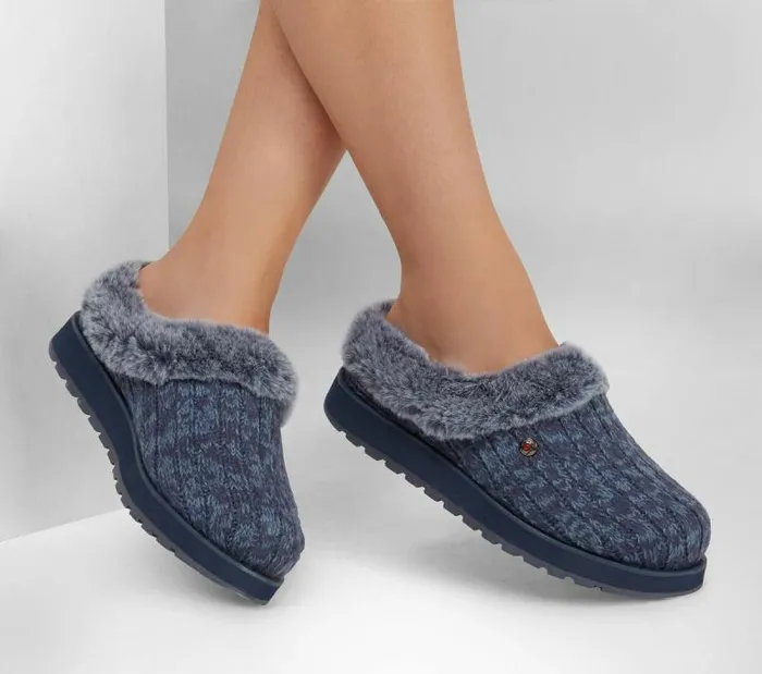 Skechers BOBS Keepsakes 8211 Ice Angel Navy Blue Women SlipOns