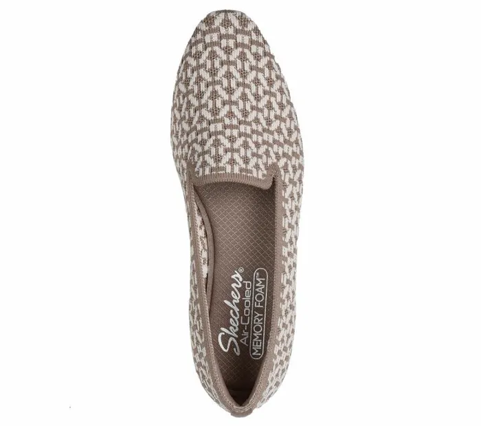 Skechers Cleo Snip 8211 FancyDays Mocha Women Flats Skechers Cleo Snip 8211 FancyDays Mocha Women Flats