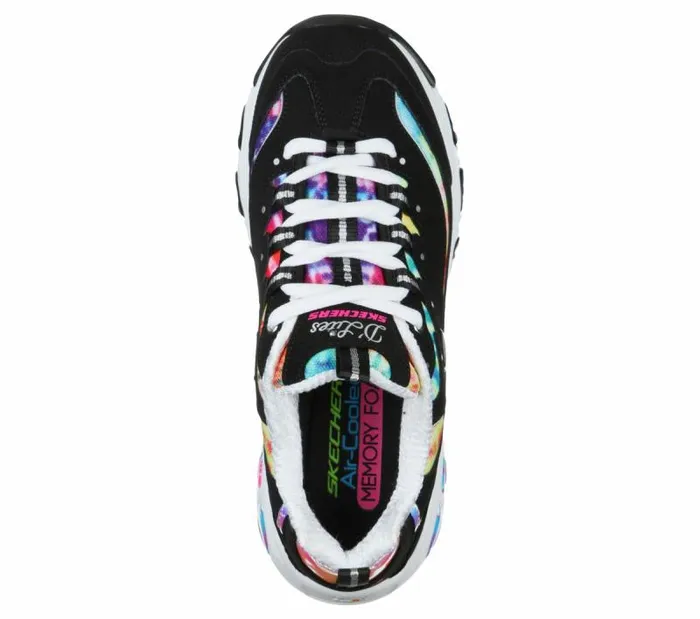 Skechers D039Lites 8211 Summer Fiesta Black Multi Women Athletic Sneakers Skechers D039Lites 8211 Summer Fiesta Black Multi Women Athletic Sneakers