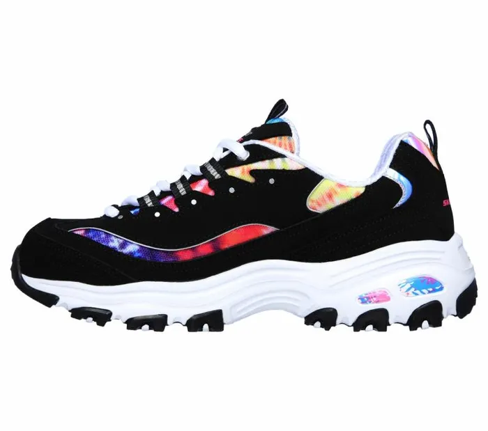 Skechers D039Lites 8211 Summer Fiesta Black Multi Women Athletic Sneakers Skechers D039Lites 8211 Summer Fiesta Black Multi Women Athletic Sneakers