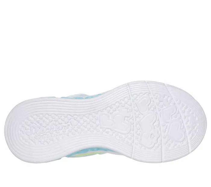 Skechers Flutter Heart Lights 8211 Groovy Swirl White Multi Kids Athletic Shoes and Sneakers Skechers Flutter Heart Lights 8211 Groovy Swirl White Multi Kids Athletic Shoes and Sneakers