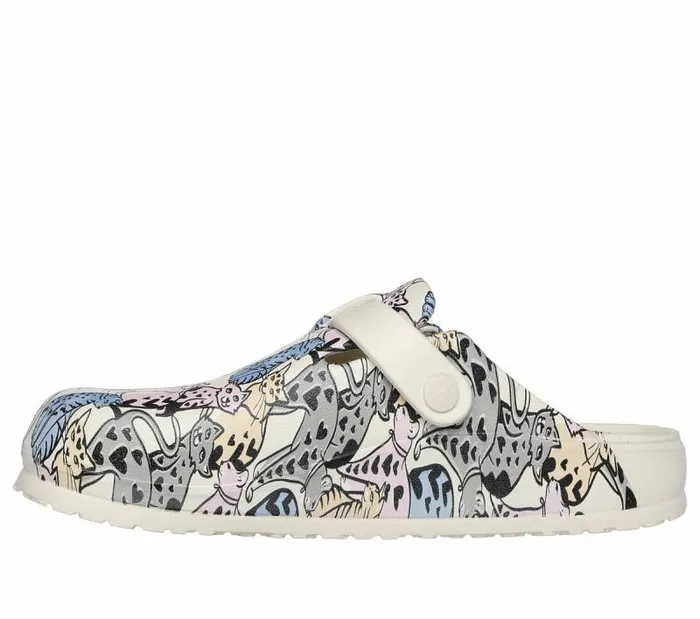 Skechers Foamies Cali Breeze 20 8211 Whiskers Taupe Multi Women SlipOns Skechers Foamies Cali Breeze 20 8211 Whiskers Taupe Multi Women SlipOns