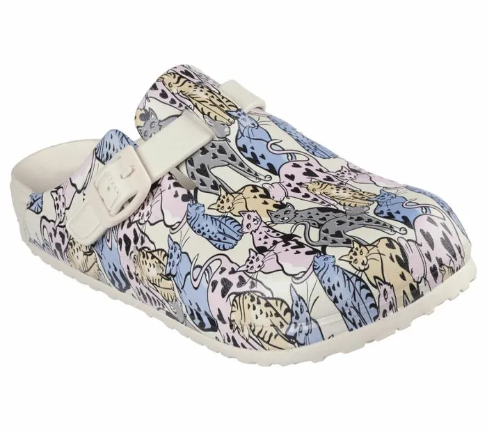 Skechers Foamies Cali Breeze 20 8211 Whiskers Taupe Multi Women SlipOns Skechers Foamies Cali Breeze 20 8211 Whiskers Taupe Multi Women SlipOns