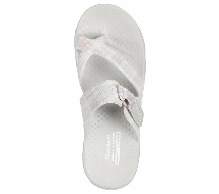 Skechers Foamies Reggae 8211 Tartan Charm Natural Pink Women Sandals Skechers Foamies Reggae 8211 Tartan Charm Natural Pink Women Sandals