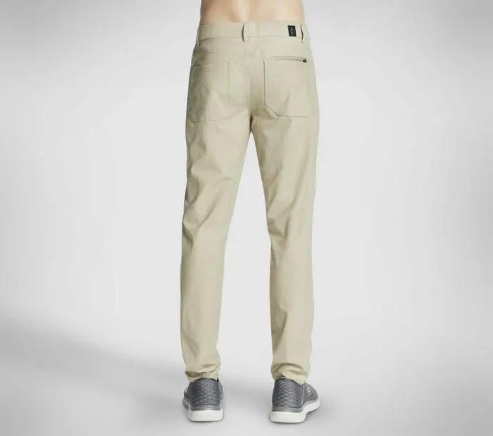 Skechers GO WALK Premium 5 Pocket Pant Natural Brown Men Bottoms Skechers GO WALK Premium 5 Pocket Pant Natural Brown Men Bottoms