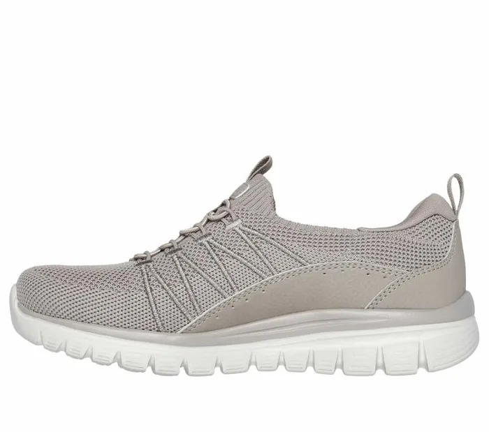 Skechers Graceful 8211 Picture Perfect Taupe Women Casual Sneakers