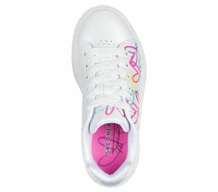 Skechers JGoldcrown Hi Ridge White Multi Kids Athletic Shoes and Sneakers Skechers JGoldcrown Hi Ridge White Multi Kids Athletic Shoes and Sneakers