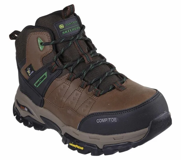Skechers John Deere Arch Fit Tarver CT 8211 Iron Forge Brown Men Boots