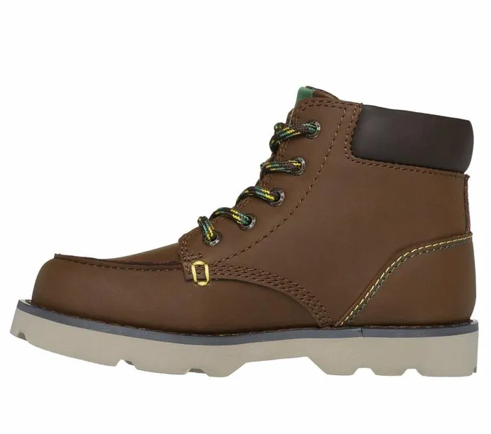 Skechers John Deere Bowland 8211 RuggedTrail Brown Kids Boots